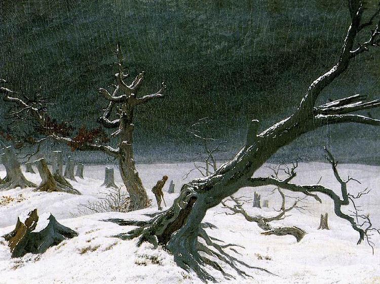 Caspar David Friedrich Winter Landscape china oil painting image